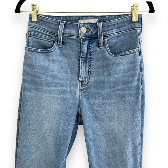 Madewell Curvy Roadtripper Jeans Women's Sz 25 in Benton Wash: Knee-Rip Edition - Picture 7 of 16